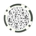 Halloween pattern Poker Chip Card Guard (10 pack) Front