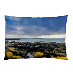 Iceland Nature Mountains Landscape Pillow Case by Sapixe