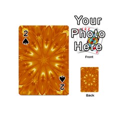 Kaleidoscopic Flower Playing Cards 54 (mini) by yoursparklingshop