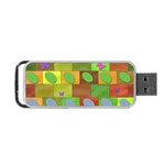 Easter Egg Happy Easter Colorful Portable USB Flash (Two Sides) Back