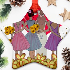 Girl Power Ornament (star) by burpdesignsA