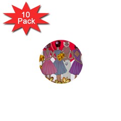 Girl Power 1  Mini Buttons (10 Pack)  by burpdesignsA