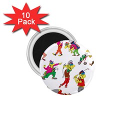Golfers Athletes The Form Of 1 75  Magnets (10 Pack)  by Sapixe