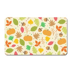 Thanksgiving Pattern Magnet (rectangular) by Valentinaart