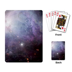 Orion Nebula Pastel Violet Purple Turquoise Blue Star Formation  Playing Cards Single Design by genx