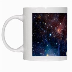 Carina Nebula Ngc 3372 The Grand Nebula Pink Purple And Blue With Shiny Stars Astronomy White Mugs by genx