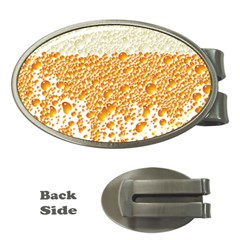 Beer Head Foam Cool Money Clips (oval)  by Wegoenart