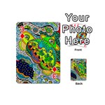 Cosmic Lizards With Alien Spaceship Playing Cards 54 (Mini) Front - Diamond3