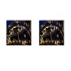 Christmas Advent Candle Arches Cufflinks (square) by Wegoenart