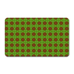 Christmas Paper Wrapping Patterns Magnet (rectangular) by Wegoenart