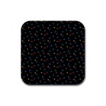 Background Abstract Texture Rubber Square Coaster (4 pack)  Front