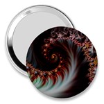 Digital Fractal Fractals Fantasy 3  Handbag Mirrors Front