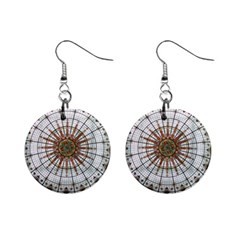 Dome Glass Architecture Glass Dome Mini Button Earrings by Wegoenart