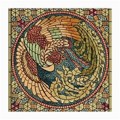 Wings Feathers Cubism Mosaic Medium Glasses Cloth (2-side) by Wegoenart