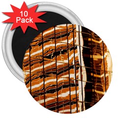 Abstract Architecture Background 3  Magnets (10 Pack)  by Wegoenart