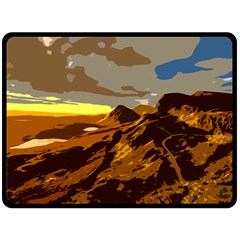 Scotland Monti Mountains Mountain Double Sided Fleece Blanket (large)  by Pakrebo