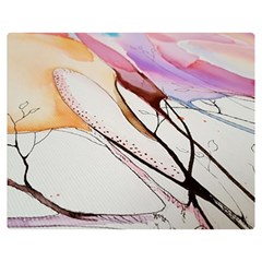 Art Painting Abstract Canvas Double Sided Flano Blanket (medium)  by Pakrebo