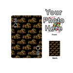 Dragon Motif Print Pattern Playing Cards 54 (Mini) Front - Spade3