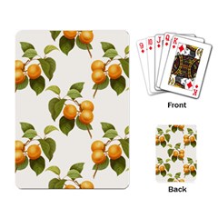 Apricot Fruit Vintage Art Playing Cards Single Design by Pakrebo