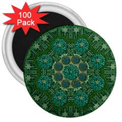 Stars Shining Over The Brightest Star In Lucky Starshine 3  Magnets (100 Pack) by pepitasart