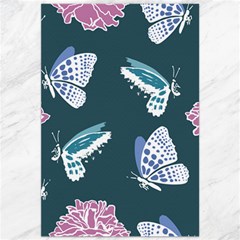 Butterfly Pattern Dead Death Rose Canvas 20  X 30  by Pakrebo