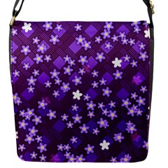 Textile Cross Pattern Square Flap Closure Messenger Bag (s) by Pakrebo