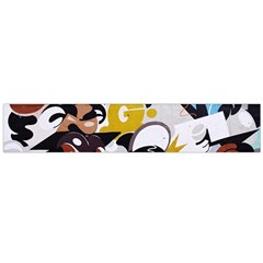 Graffiti Urban Colorful Graffiti City Wall Hip Hop Music Singers Large Flano Scarf  by genx