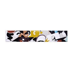 Graffiti Urban Colorful Graffiti City Wall Hip Hop Music Singers Flano Scarf (mini) by genx