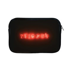 Neon Streetlight Bar Urban Not Happy Cursing Mad Funny Symbols Apple Ipad Mini Zipper Cases by genx
