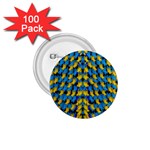 Flowers Coming From Above Ornate Decorative 1.75  Buttons (100 pack)  Front