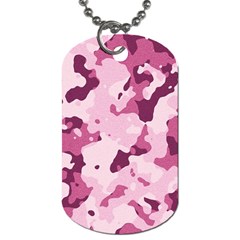 Standard Violet Pink Camouflage Army Military Girl Dog Tag (one Side) by snek
