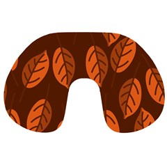 Pattern Leaf Plant Travel Neck Pillows by Mariart