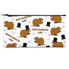 Groundhog Day Pattern Pencil Cases by Valentinaart