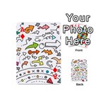 Desktop Pattern Art Graphic Design Playing Cards 54 (Mini) Front - DiamondA