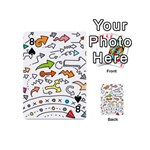 Desktop Pattern Art Graphic Design Playing Cards 54 (Mini) Front - Spade8