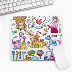 Baby Equipment Child Sketch Hand Large Mousepads by Pakrebo