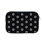 Geometric Pattern - Black Apple MacBook Pro 13  Zipper Case Front