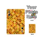 Square Pattern Diagonal Playing Cards 54 (Mini) Front - Spade3