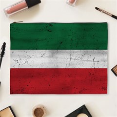 Flag Patriote Quebec Patriot Red Green White Grunge Separatism Cosmetic Bag (xl) by Quebec