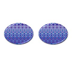 Digital Art Star Cufflinks (oval) by Mariart