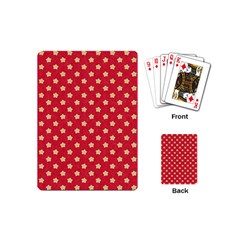 Red Hot Polka Dots Playing Cards (mini) by WensdaiAmbrose