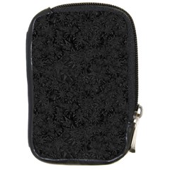 Back To Black Compact Camera Leather Case by WensdaiAmbrose