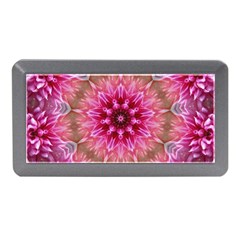 Flower Mandala Art Pink Abstract Memory Card Reader (mini) by Pakrebo