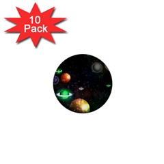 Galactic 1  Mini Buttons (10 Pack)  by WensdaiAmbrose