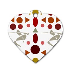 Zappwaits Collection Dog Tag Heart (one Side) by zappwaits