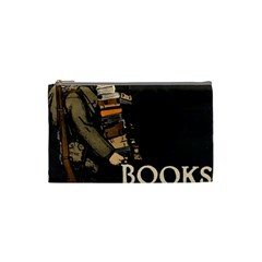 Vintage Books Wanted Cosmetic Bag (small) by WensdaiAmbrose