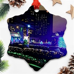 Columbus Commons Ornament (snowflake) by Riverwoman