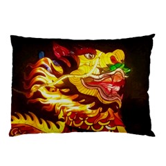 Dragon Lights Ki Rin Pillow Case by Riverwoman