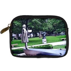 Shakespeare Garden Stratford Digital Camera Leather Case by Riverwoman