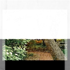 Garden Of The Phoenix Rectangular Jigsaw Puzzl by Riverwoman